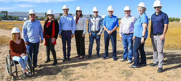 SWC Development Partners breaks ground on 59,352-sf warehouse/distribution facility within Skyway Business Park in Surprise, AZ