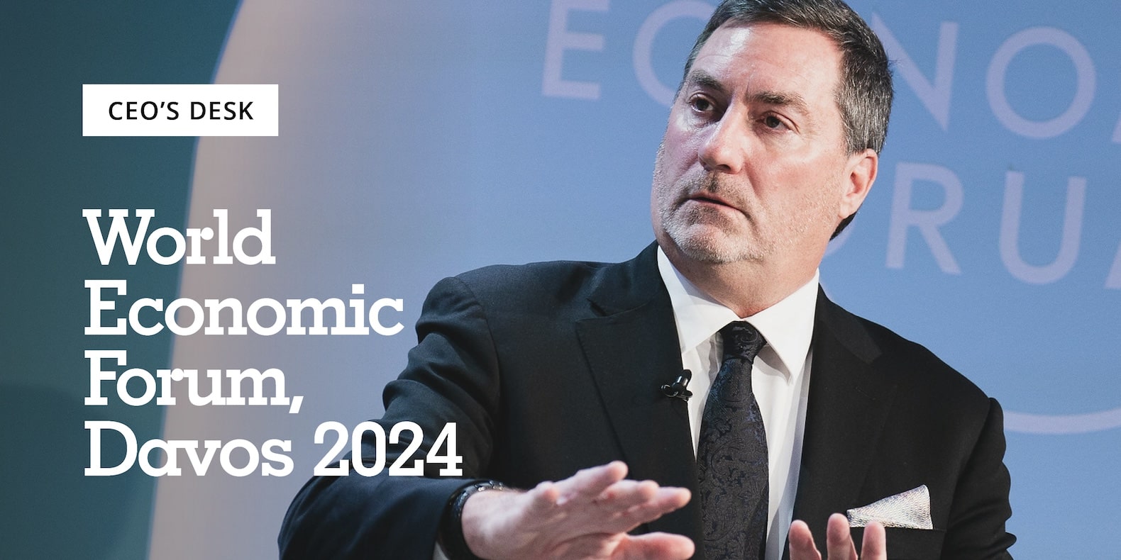 Mark Rose on panel discussion at World Economic Forum 2024