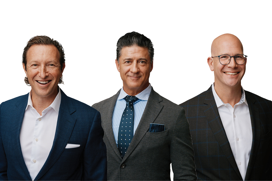 photo of Stan Krawitz, Paul Kay and Allen Grinberg, new additions to Avison Young Toronto Occupier Services team