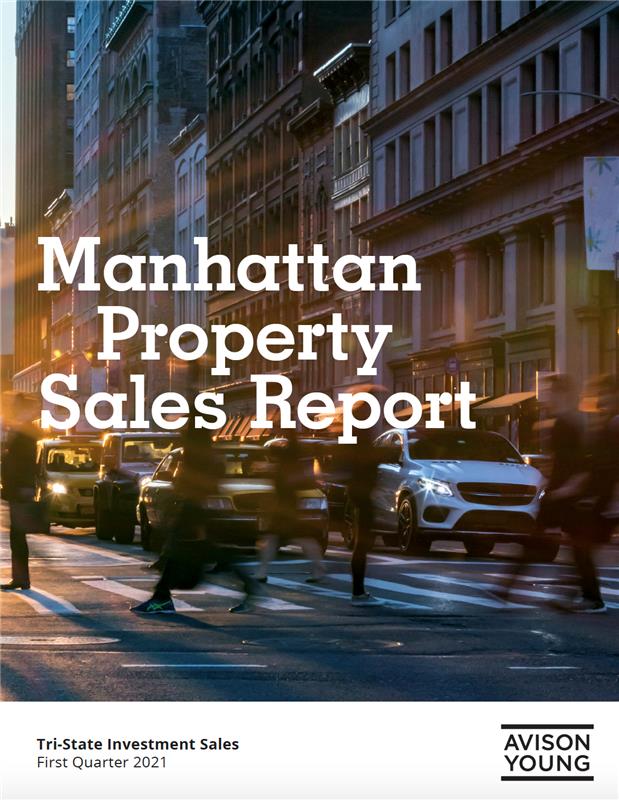 PRESS RELEASE: Manhattan investment sales market saw 34 transactions totaling $1 billion in 1Q21