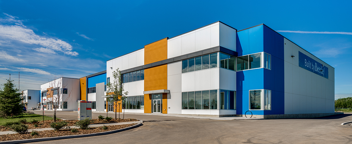 industrial building in Edmonton