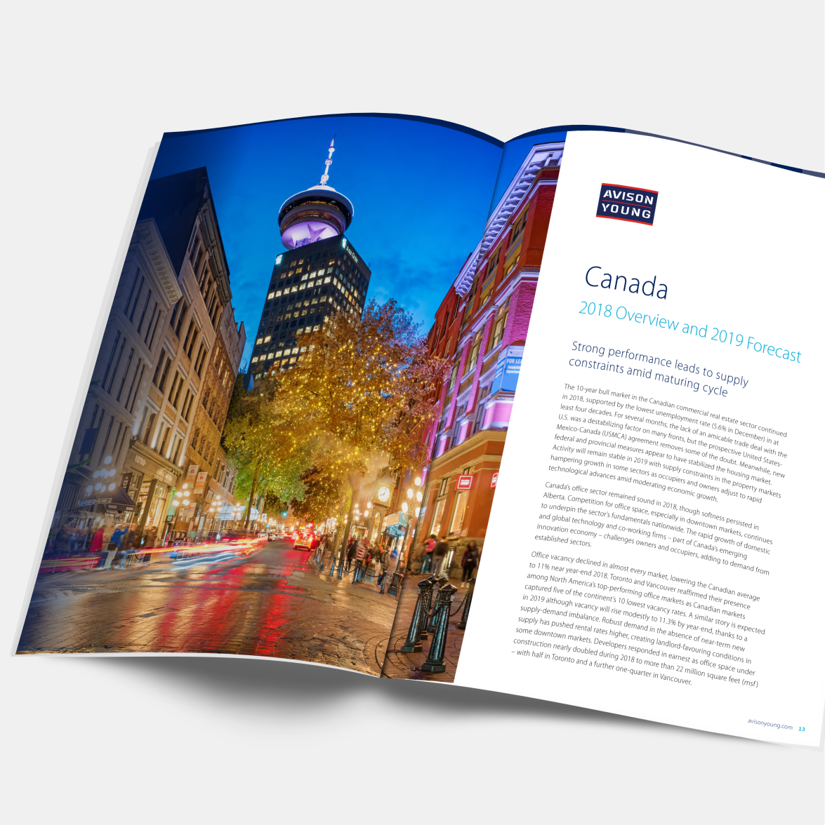 Image for Avison Young’s 2019 North America, Europe and Asia Forecast article
