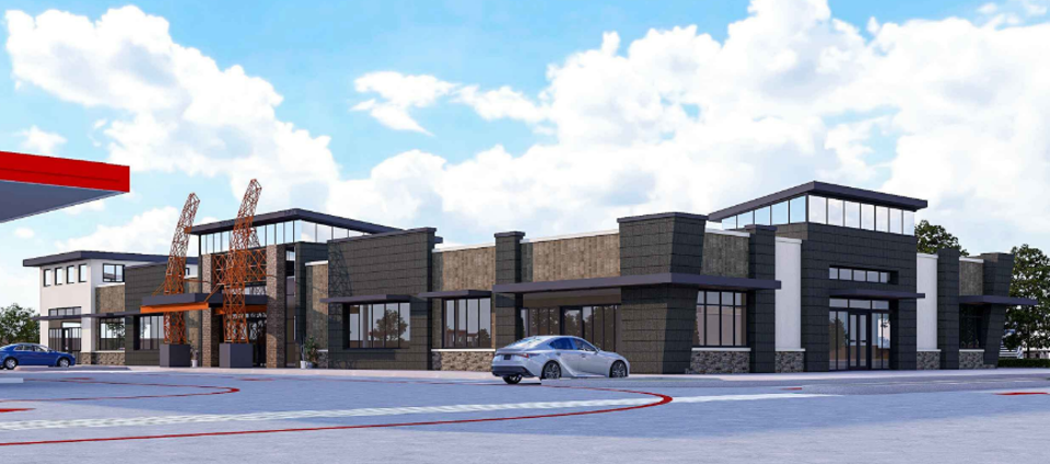 Rendering of Big Bear Travel Center Strawn TX