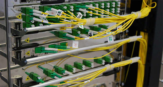 cables in a data center