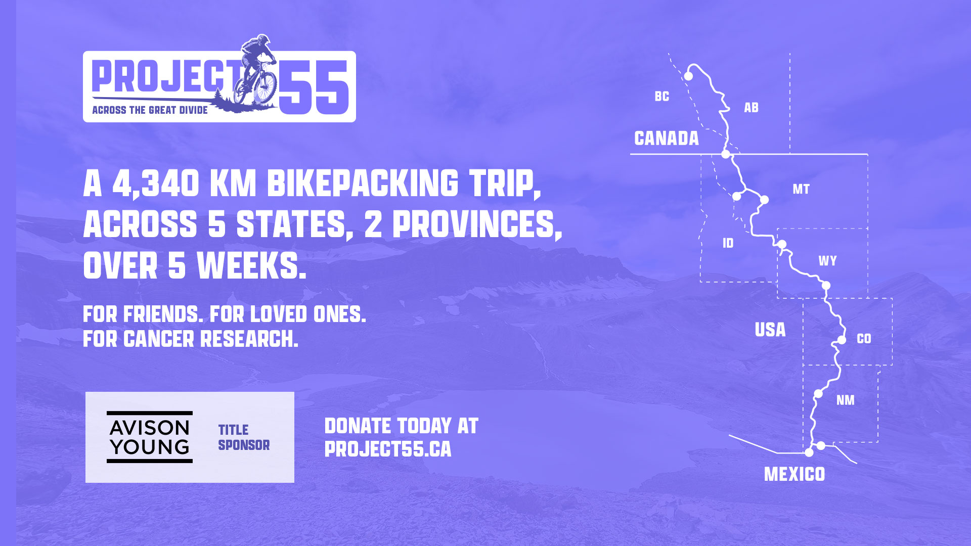 Project 55 graphic displaying bike path for Jeff Flemington
