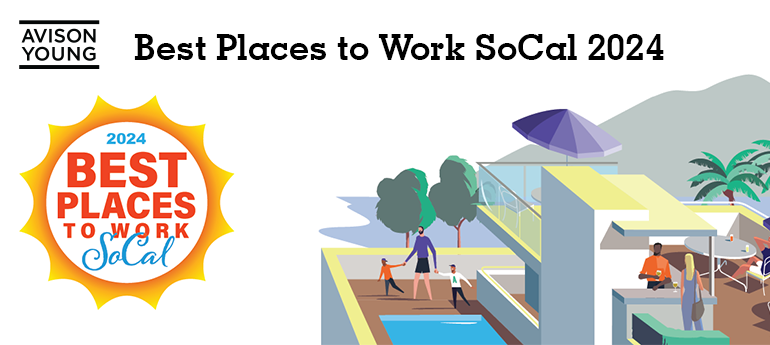 Image for Avison Young named as one of the Best Places to Work in Southern California article