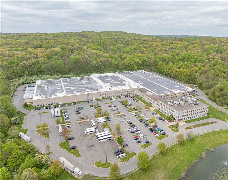 aerial photo of 350 Clark Drive in Mount Olive New Jersey