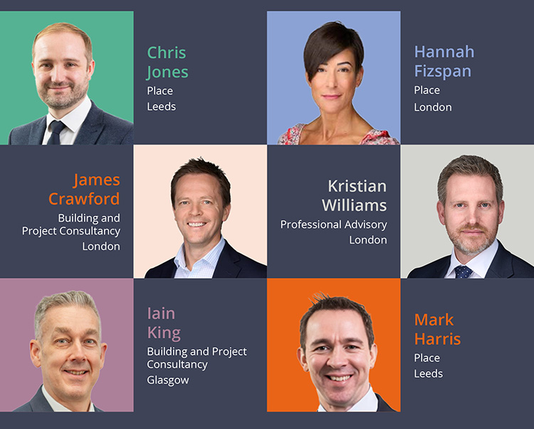 An image of all the newly promoted Principals at Avison Young UK